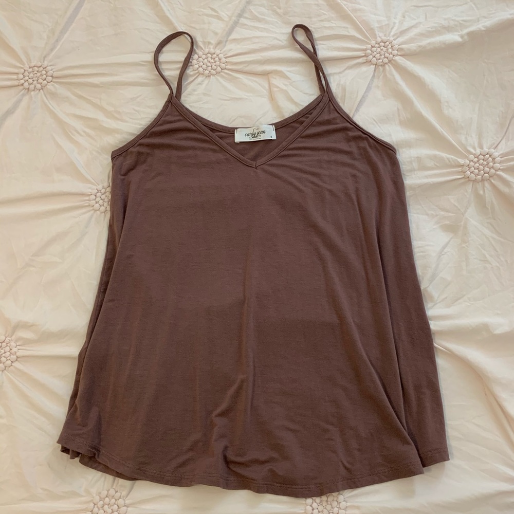 CJLA plum favorite spaghetti strap